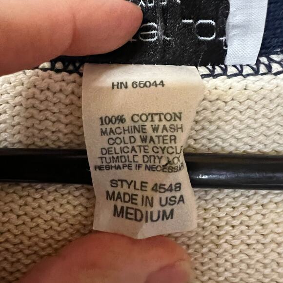 Vtg Sweater Loft Vest Medium Button Down Sports Football Basketball Cheer Soccer - Picture 6 of 10